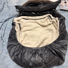 赤ちゃんの寒いときの防寒ケープ　ベビーカーや抱っこ紐などにの画像