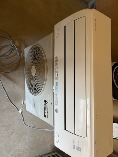受け渡し決定【動作未確認】三菱2022年！ルームエアコン100V