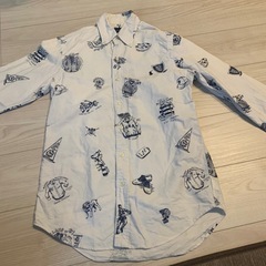 【5枚セット】長袖シャツ　柄シャツ　Yシャツ　全てMサイズぐらいの画像