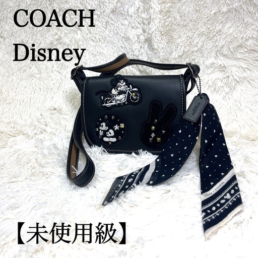 【未使用級】COACH × Disney コラボ　ショルダーバッグ　ミッキー