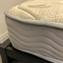 セミダブル マットレス 幅120cm ポケットコイル EN101P ダブル シングルの画像