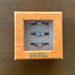 【美品】フォリフォリ 三連指輪の画像