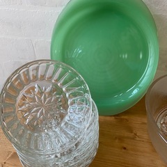 ガラス　レトロ器の画像