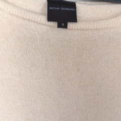 ベージュ ニット 長袖セーター サイズ9の画像
