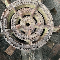 鋳物コンロ３連の画像