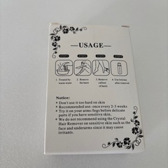 脱毛器 痛くない ナノガラス 軽くこするだけ 肌にやさしい コンパクト 旅行便利の画像