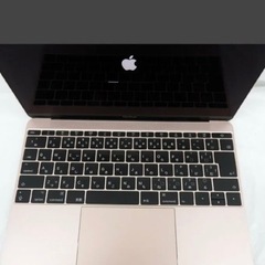 Apple  MacBook 12インチ 2017年 ゴールド corem3/8GB/SSD256GBの画像