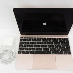 Apple  MacBook 12インチ 2017年 ゴールド corem3/8GB/SSD256GBの画像