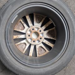 ホンダ純正 17インチ アルミホイール ダンロップ 215/55 R17 ラジアルタイヤ4本セットの画像