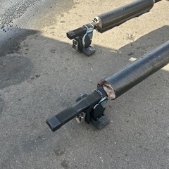 デリカ　デリカD5  キャリア　ルーフキャリア　ほご保護パッド付きの画像