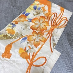 刺繍　着物　帯の画像