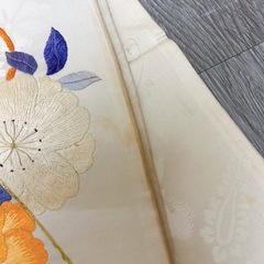刺繍　着物　帯の画像