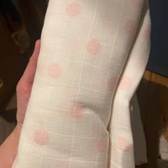 新品　おくるみ　Swaddle Designs Muslin ドット　無地　２枚セットの画像