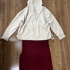 マタニティ　ワンピース　Ｌサイズ  
長袖　4点セット の画像