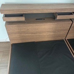【2台セット4,000円】シングルベッド（引き出し付き・錦之堂インターナショナル・取りに来てくださる方限定） の画像
