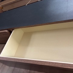 【2台セット4,000円】シングルベッド（引き出し付き・錦之堂インターナショナル・取りに来てくださる方限定） の画像