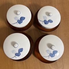 有田焼 幸山 湯呑 蓋付 4客セット 茶器 湯飲 お茶の画像