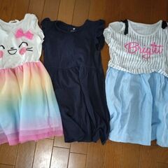 子供服　女児　110〜120　24着、靴下5足の画像