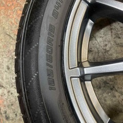 185/65r15ダンロップ31週22年製とアルミホイール4本の画像