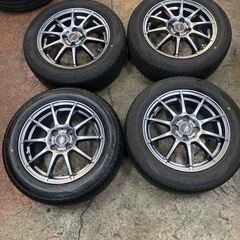 185/65r15ダンロップ31週22年製とアルミホイール4本