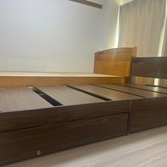 シングルベッド&マットレスセットの画像