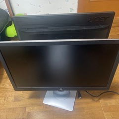 PCモニター2枚せっとセット【27インチ、23いんちインチ】の画像