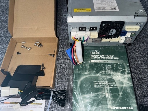 HA36S アルトワークス 2000mmワイドナビ 取付セット トヨタ純正ナビ NHZT-W58G フイルムアンテナ付き