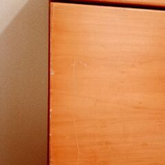 高級家具店で購入した　収納タンスの画像