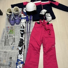 女の子　スキーセットの画像