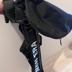 NEW ERA 黒 キャディバッグ スタンド付きの画像