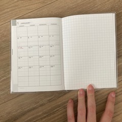10月始まり 2026年手帳 マンスリー＆ウィークリーの画像
