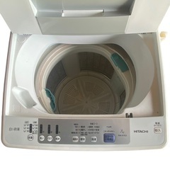 【ジ1019-15】傷や汚れありの為お安く致します‼️HITACHI 全自動電気洗濯機　NW-R703形　2017年製　7kgの画像