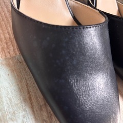 訳あり　パンプス　靴　ブラック　黒の画像