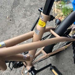 折りたたみ自転車の画像
