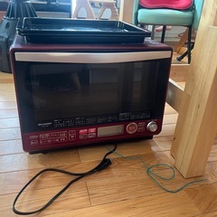 オーブンレンジ　ヘルシオ　シャープ　赤　red 　那珂川市の画像