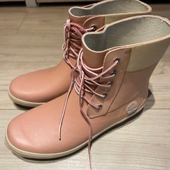ピンク　レインブーツの画像