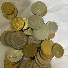 【無料】古銭外貨フランスフラン　オランダギルダーのセットの画像