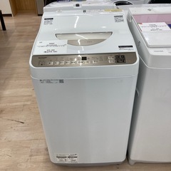 【1年の動作保証付き】SHARPの縦型洗濯乾燥機ES-T6GBKのご紹介ですの画像