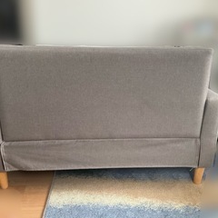 2人がけ ソファ グレーの画像