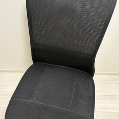 オフィスチェア デスクチェア メッシュチェア ブラックの画像