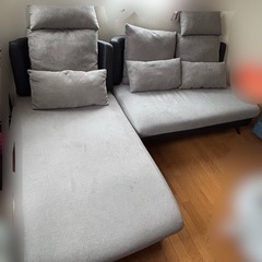 ニトリ購入　カウチソファの画像