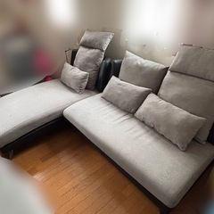 ニトリ購入　カウチソファの画像