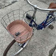 自転車　子供用24インチ　アサヒ　ブルーの画像