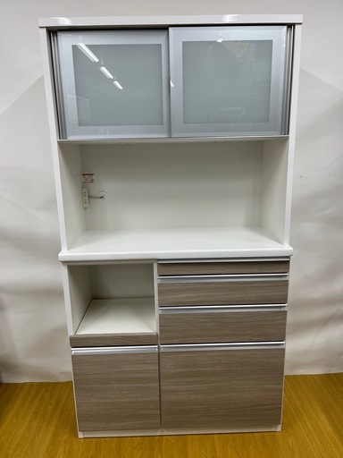 ★松田家具★キッチンボード ホワイト JYX30025101902