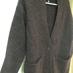 UNIQLO コート　ニット　カーディガンの画像