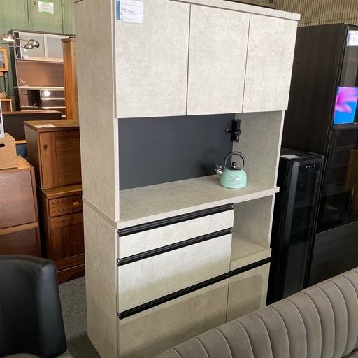 三幸ジャパン キッチンボード ストーン調 グレー