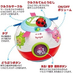 Toyroyal トイローヤル おいかけてコロコロボール 知育玩具 おもちゃの画像