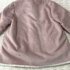 エニファム　もこもこコート120 かすみピンクの画像