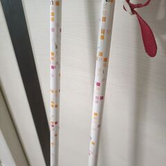 女性、キッズ向けスキーストックの画像