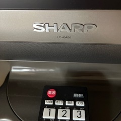 テレビ SHARP 40型　の画像